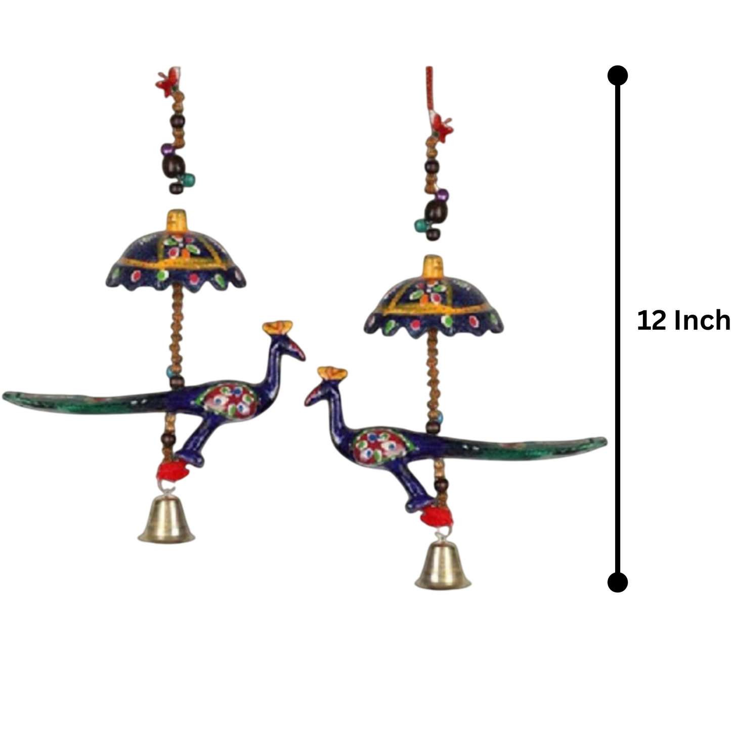 Beautiful Peacock Hangings Door For Main Home Decor 6 pc