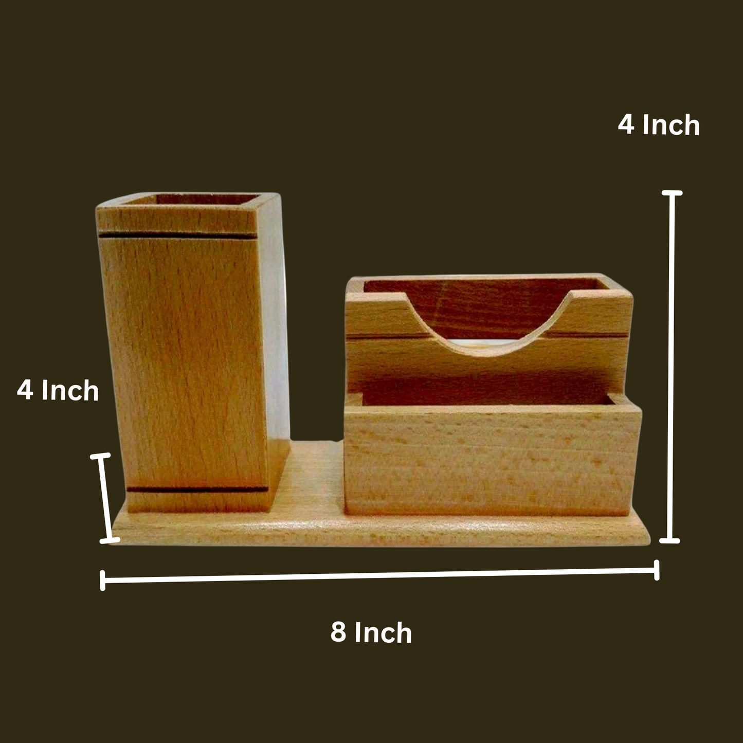 Wooden Desk Pen Holder Set of 50