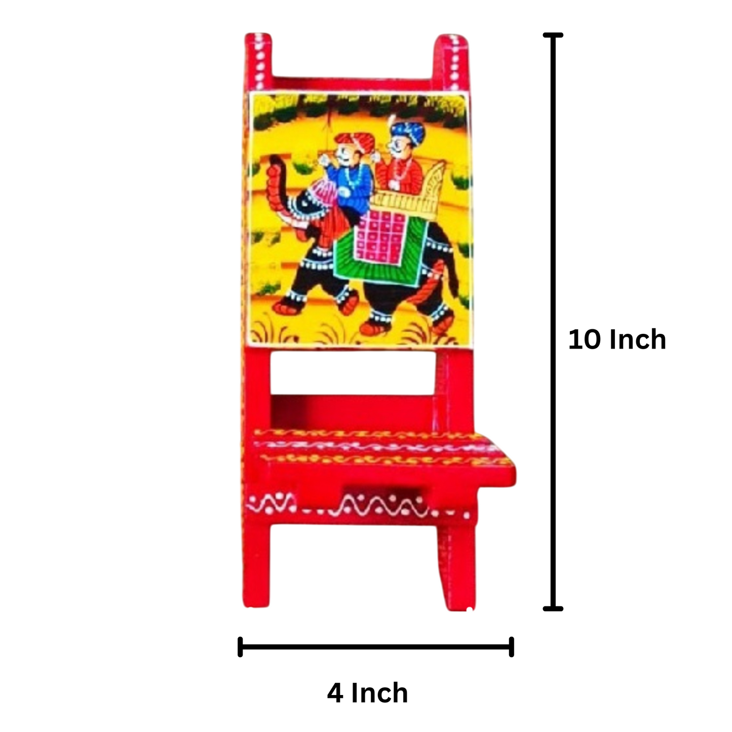 Wooden Painted Mobile Holder 2 Pc