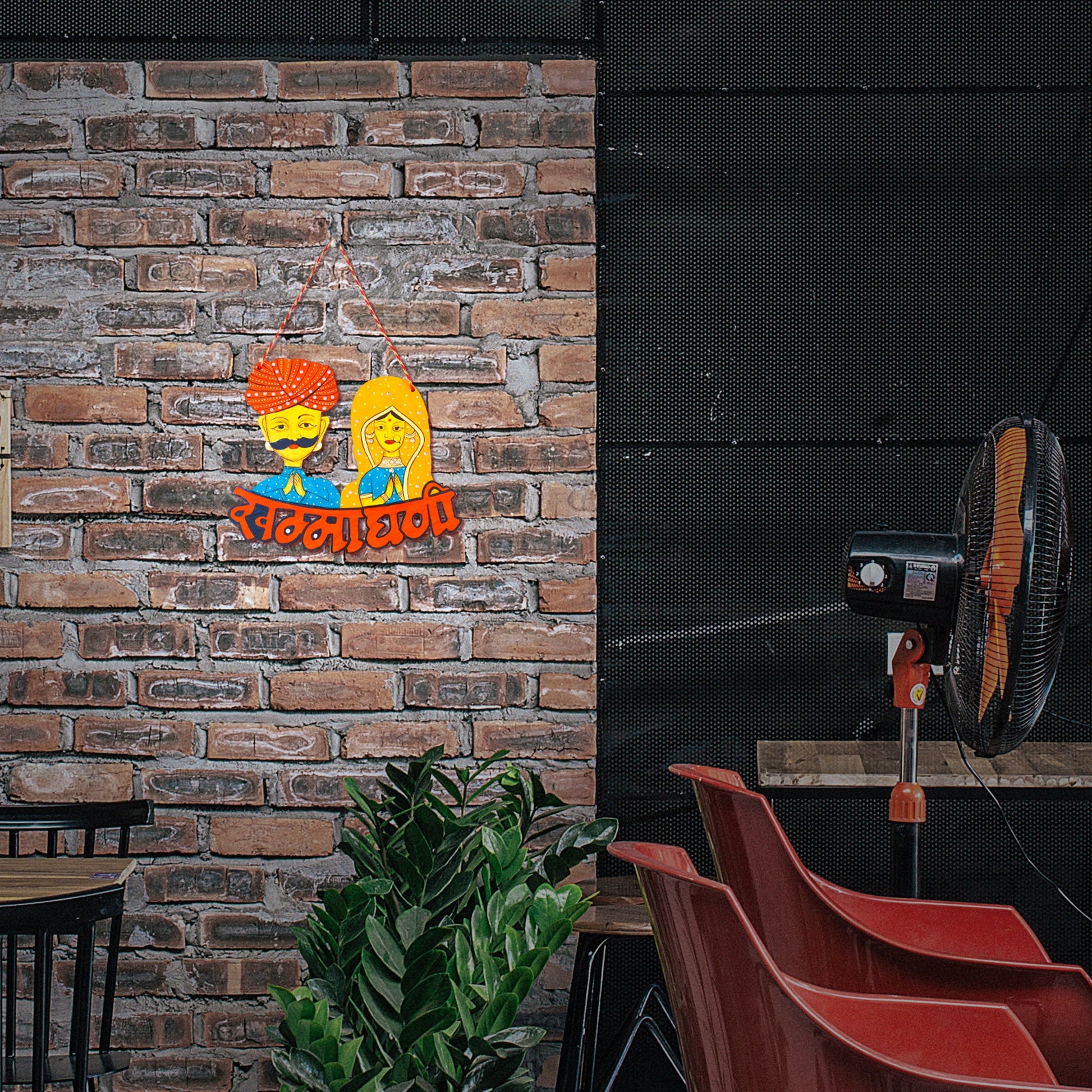 Marwari Couple khamma Ghani Door Hanging For Home Decor