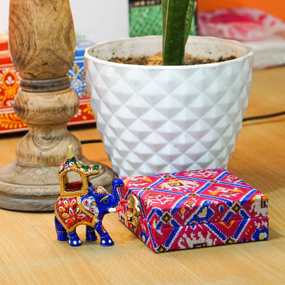 Small Ambabari Elephant Statue for Showpiece