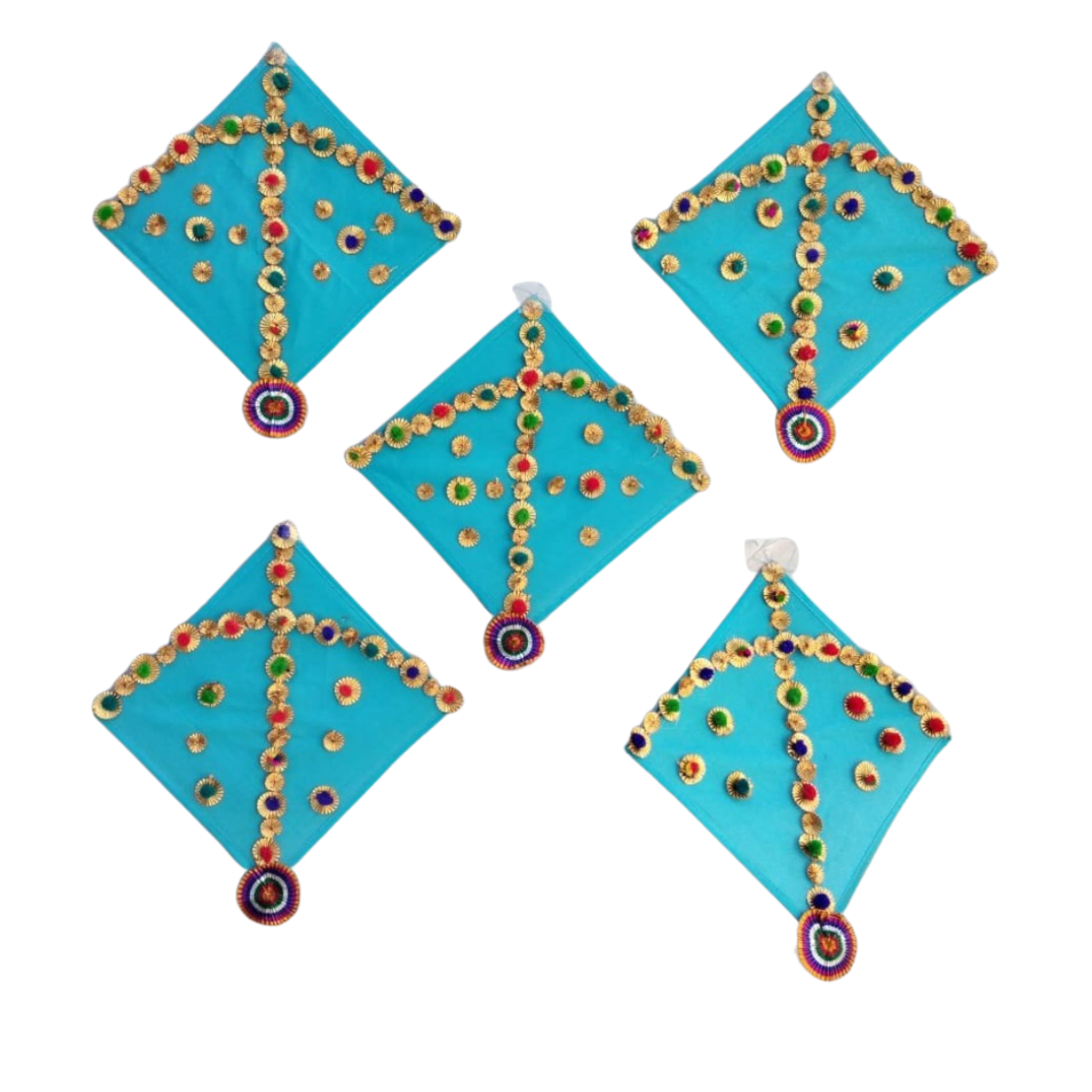 Beautiful Cloth Kite For Event Decorative Set of 5