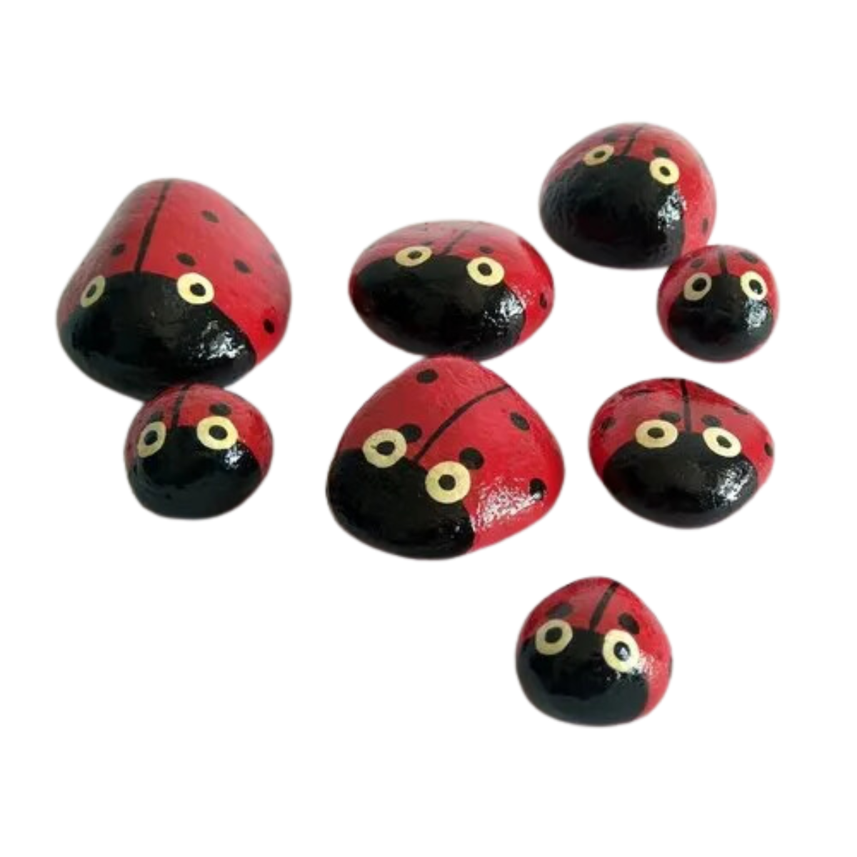 Beautiful Painting Stones Showpiece