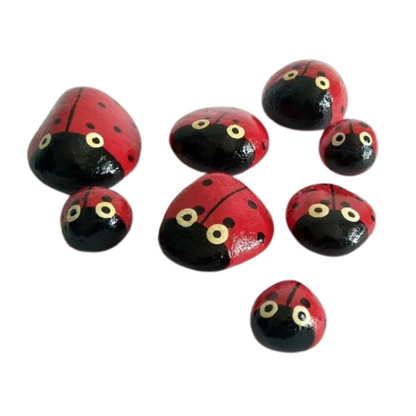 Beautiful Painting Stones Showpiece