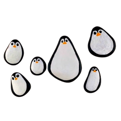 Under Of Sea Painting Stones Showpiece