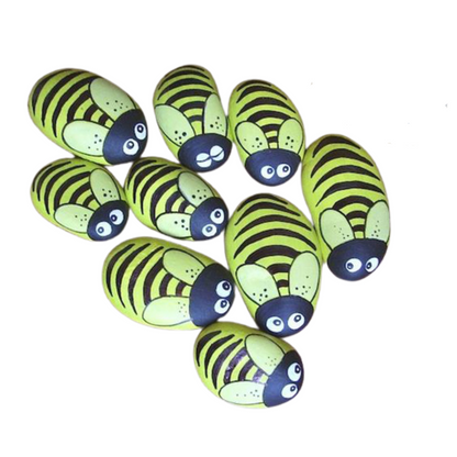 Beautiful Painting Stones Showpiece