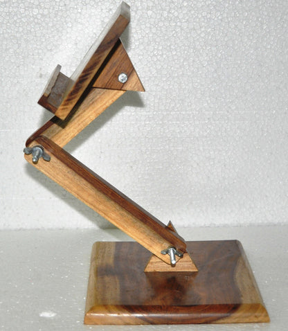 Wooden Adjustable Mobile Stand