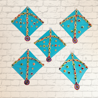 Beautiful Cloth Kite For Event Decorative Set of 5