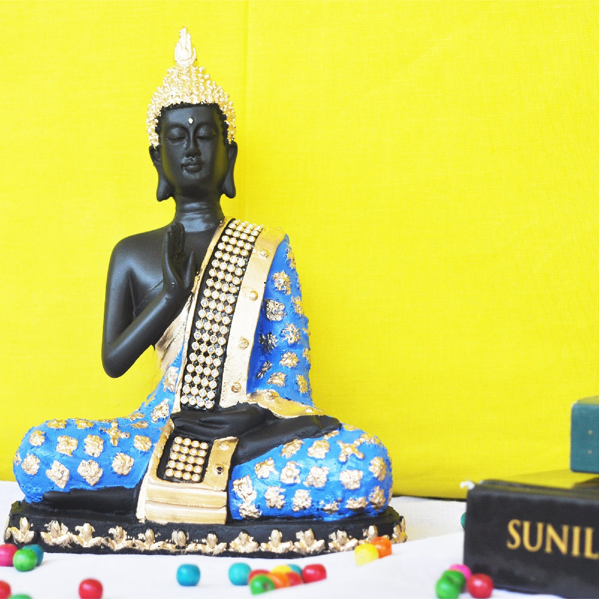 Buddha Resin Samadhi Statue Showpiece