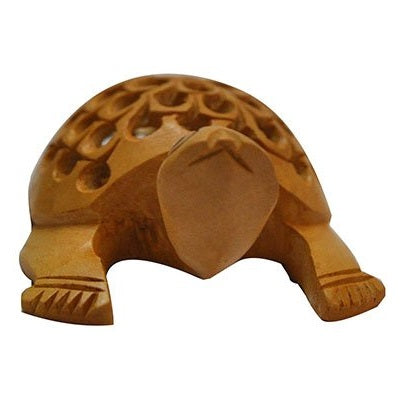Wooden Tortoise Jali Antique Showpiece Set Of 5 Pcs