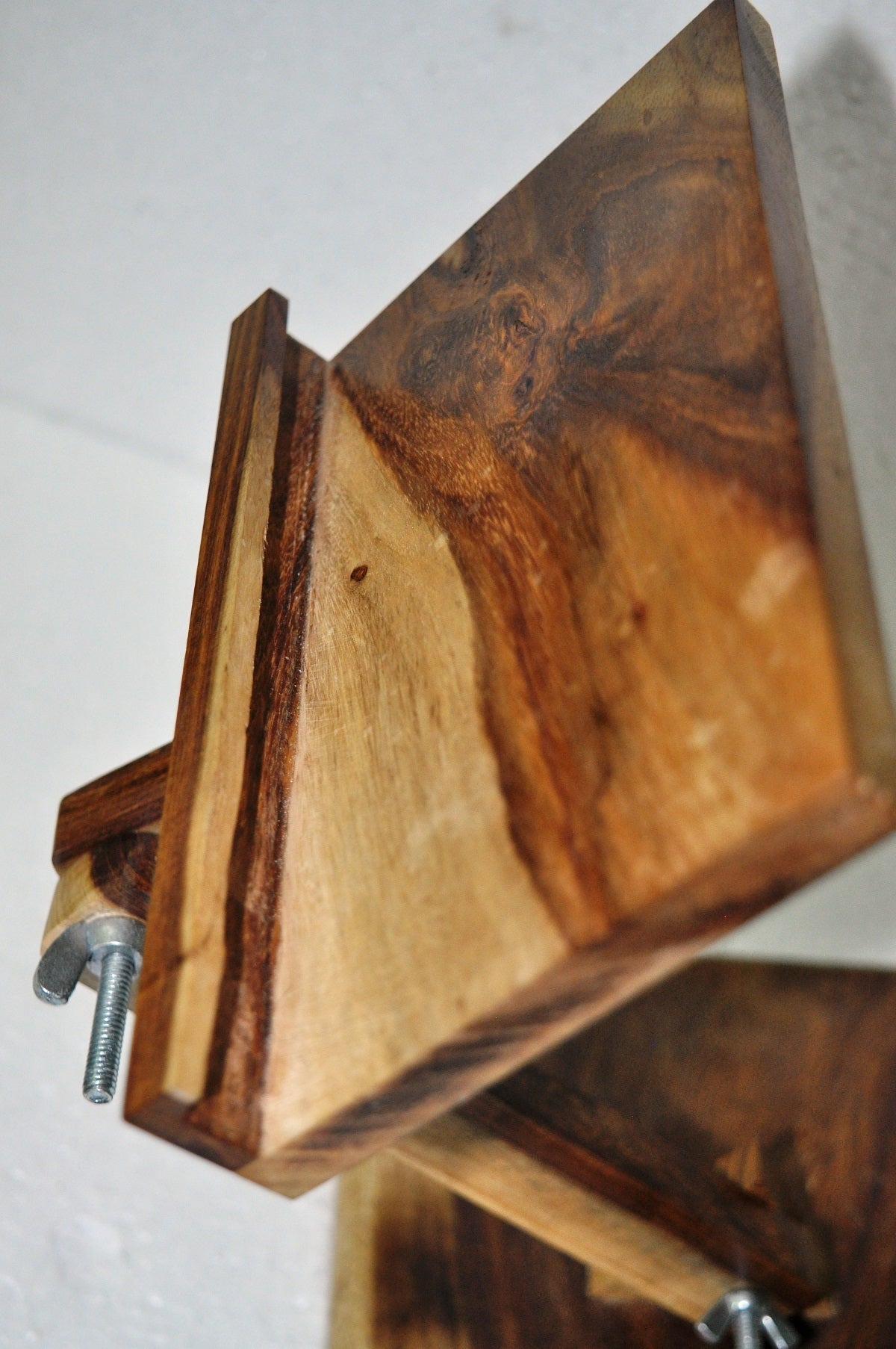 Wooden Adjustable Mobile Stand