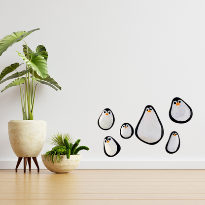 Under Of Sea Painting Stones Showpiece