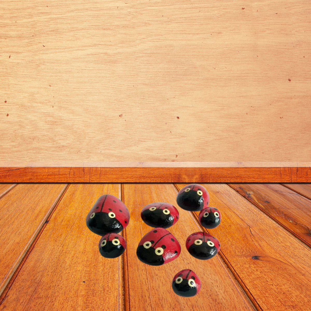 Beautiful Painting Stones Showpiece