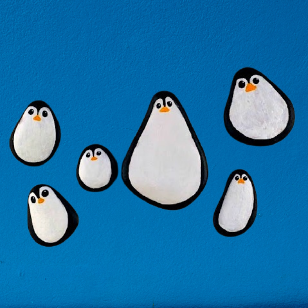 Under Of Sea Painting Stones Showpiece