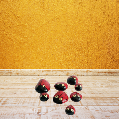 Beautiful Painting Stones Showpiece