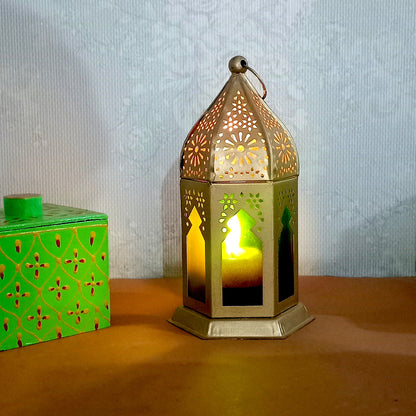 Marakan Lamp Tealight Candle Set of 3 Pcs - 6 Inch
