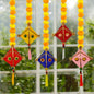 Marigold Fluffy Flowers With Kites Hanging