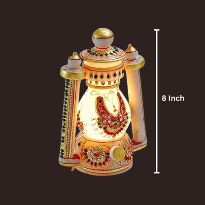 Antique Marble Lantern Lamp Decor