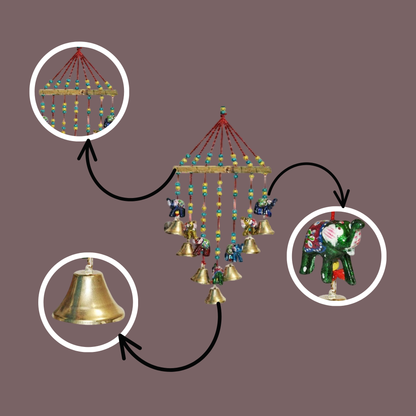 Beautiful Handmade Elephant Wall Hanging set of 2