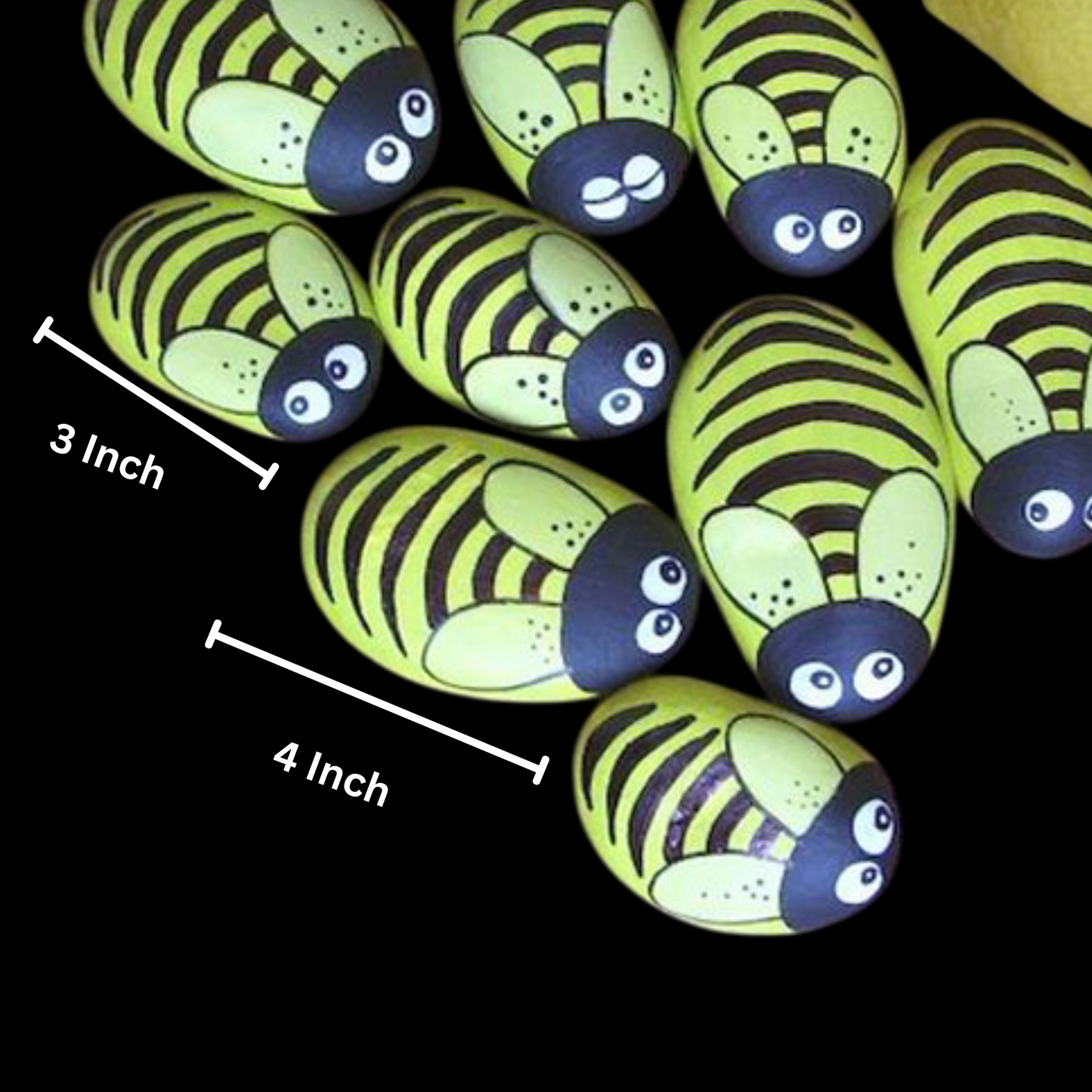 Beautiful Painting Stones Showpiece