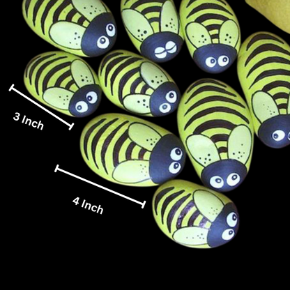 Beautiful Painting Stones Showpiece