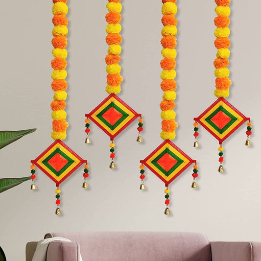 Colorful Kite Hanging Decoration For Home set of 4 pc