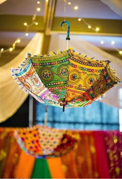 Design Rajasthani Umbrella Pair  - Colourful