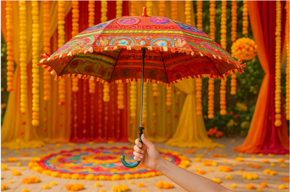 Design Rajasthani Umbrella Pair  - Colourful