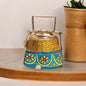 Hand Painted 4 Tier Steel tiffin Box -Gold Blue