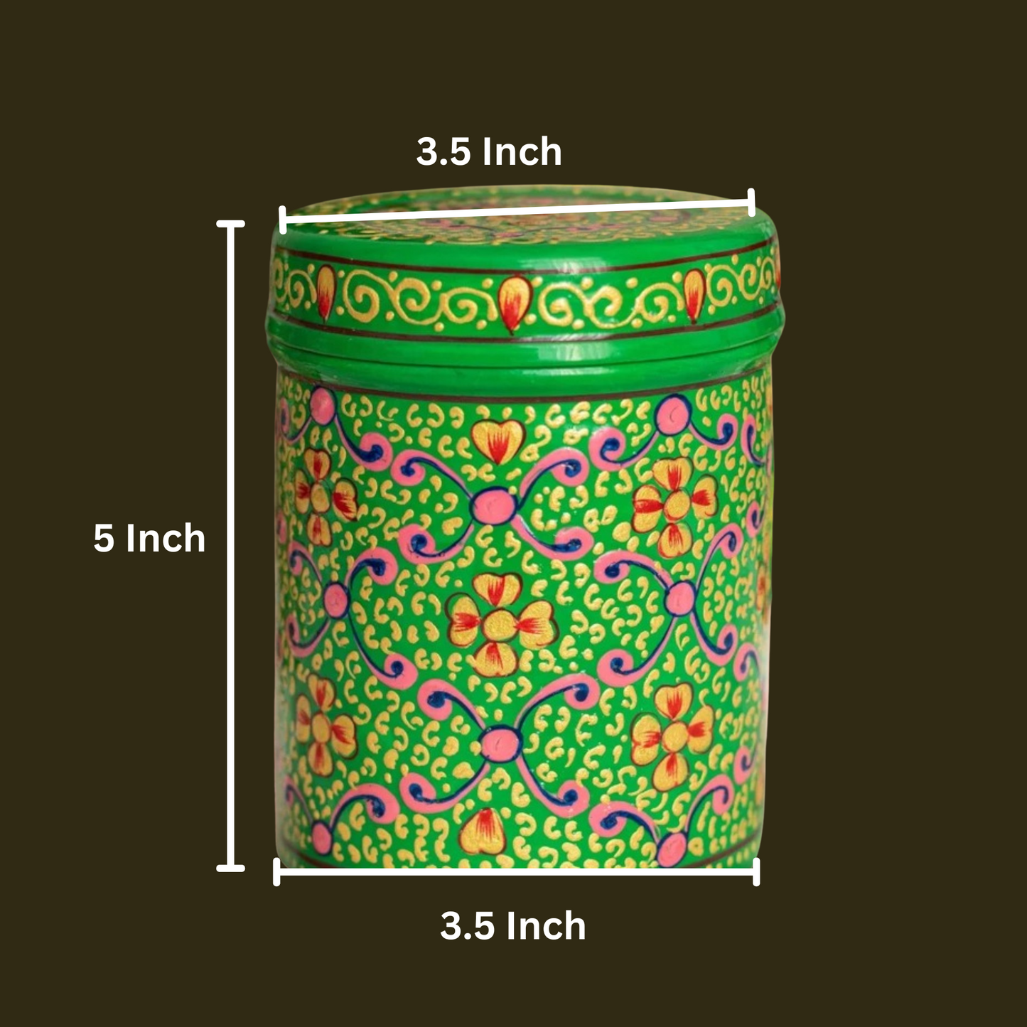 Hand Painted Steel Storage Container Set