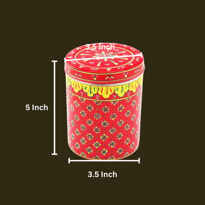 Hand Painted Steel Storage Container Set