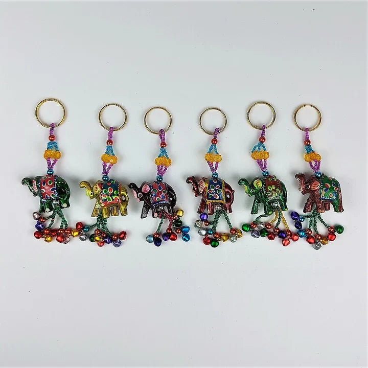 Elephant Key Chain Ring For Car Bike