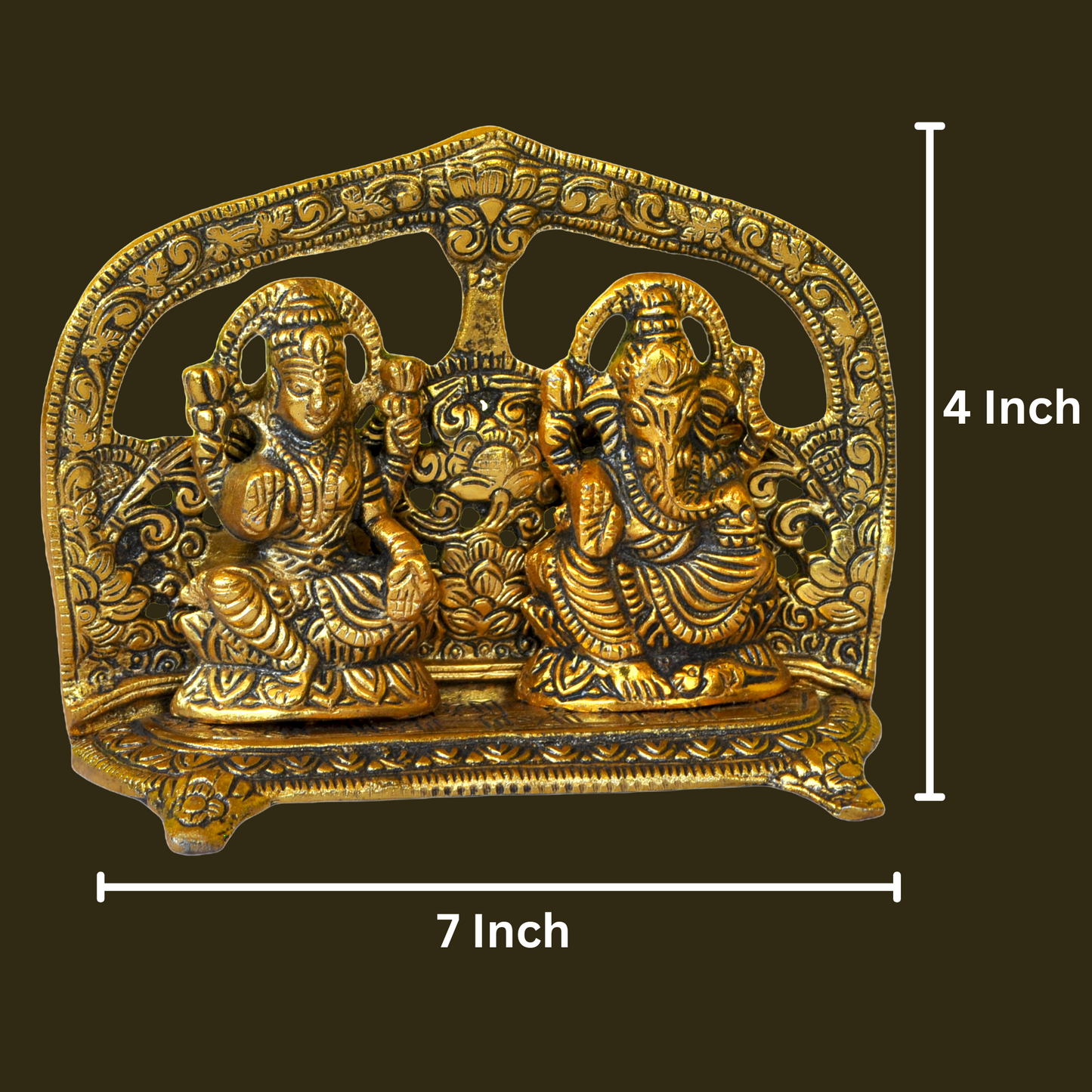 Laxmi Ganesh Chocki Diya God statue