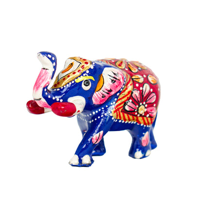 metal Elephant Animal Figurine Showpiece set of 2 Pc