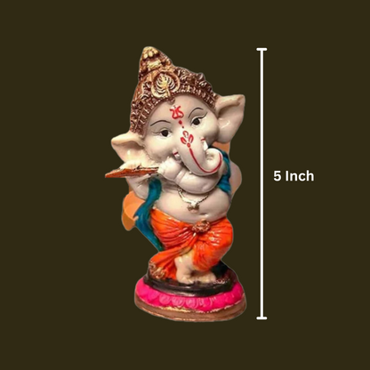 Musical Ganesha Polyresin Showpiece