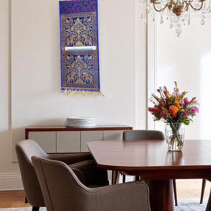 Magazine Holder Dubble Silk Jute Wall Hanging