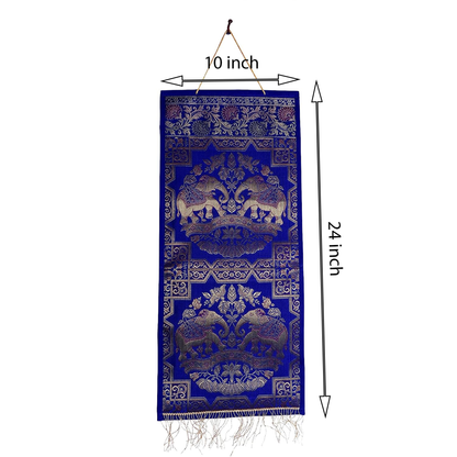 Magazine Holder Dubble Silk Jute Wall Hanging