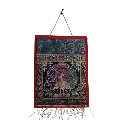 Magazine Holder Singel Silk Jute Wall Hanging