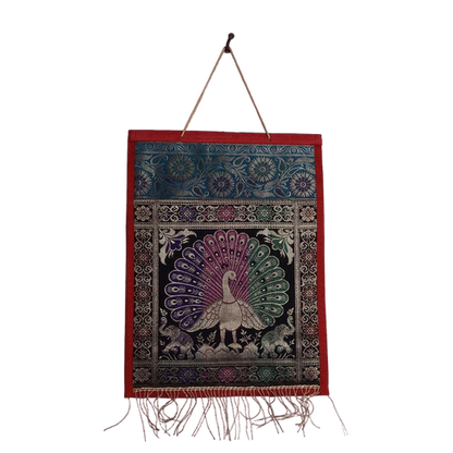 Magazine Holder Singel Silk Jute Wall Hanging