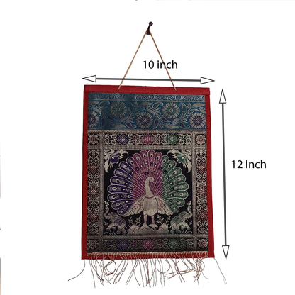 Magazine Holder Singel Silk Jute Wall Hanging