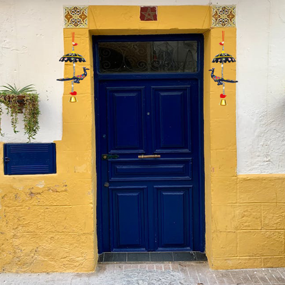 Peocock Hanging Jhoomer Dream Catcher Set of 10 pcs - Multicolour