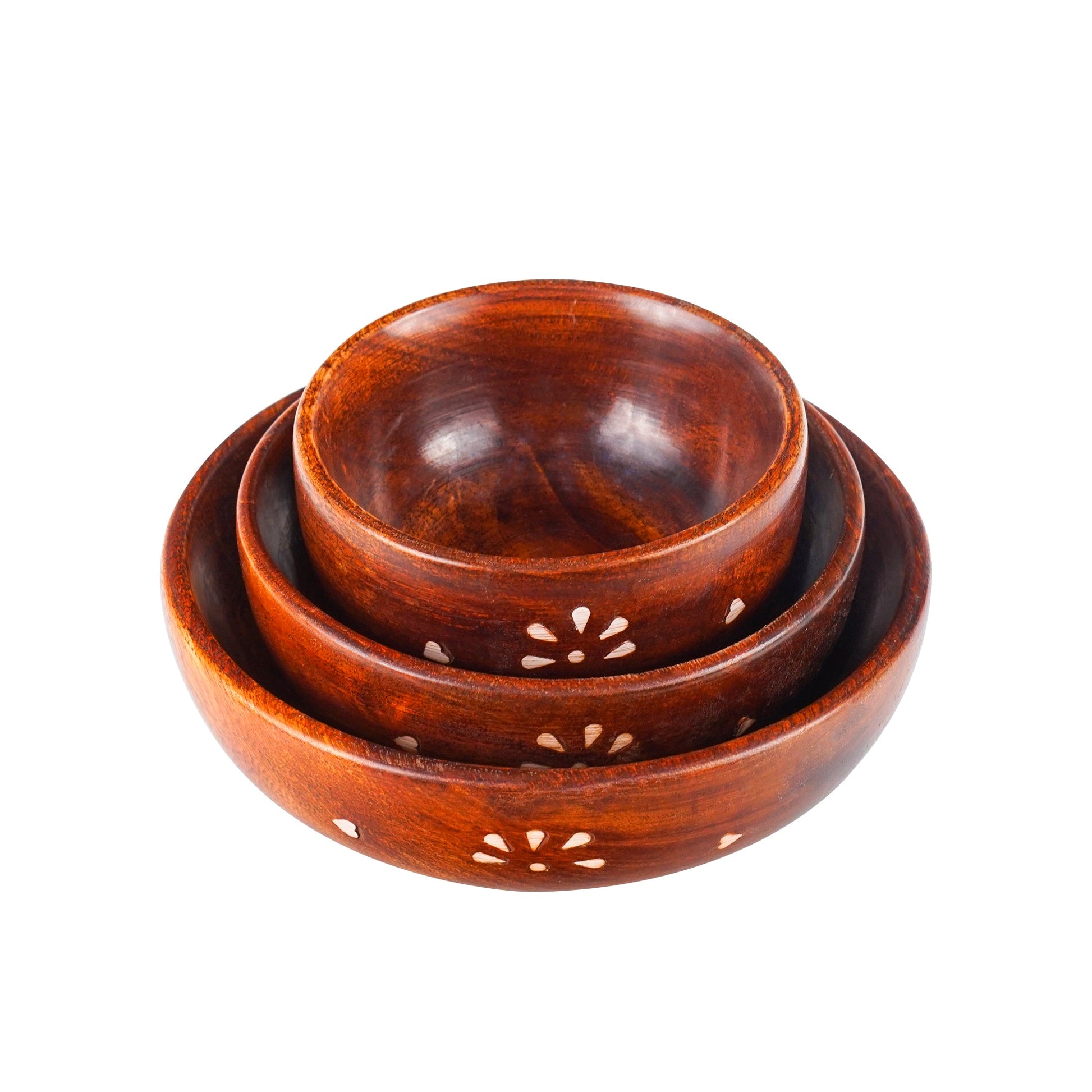 Wooden Bowls For Kitchen Bowl Set of 3