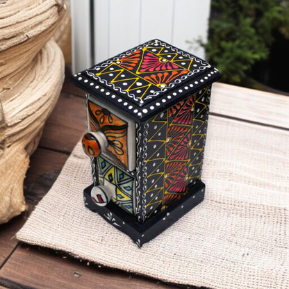 Wooden Ceramic Drawer Chest With 2 Drawer