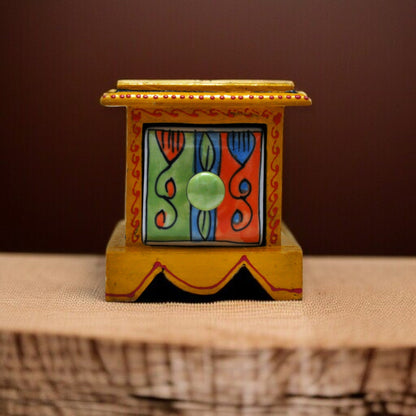 Wooden Ceramic Drawer Chest With 1 Drawer