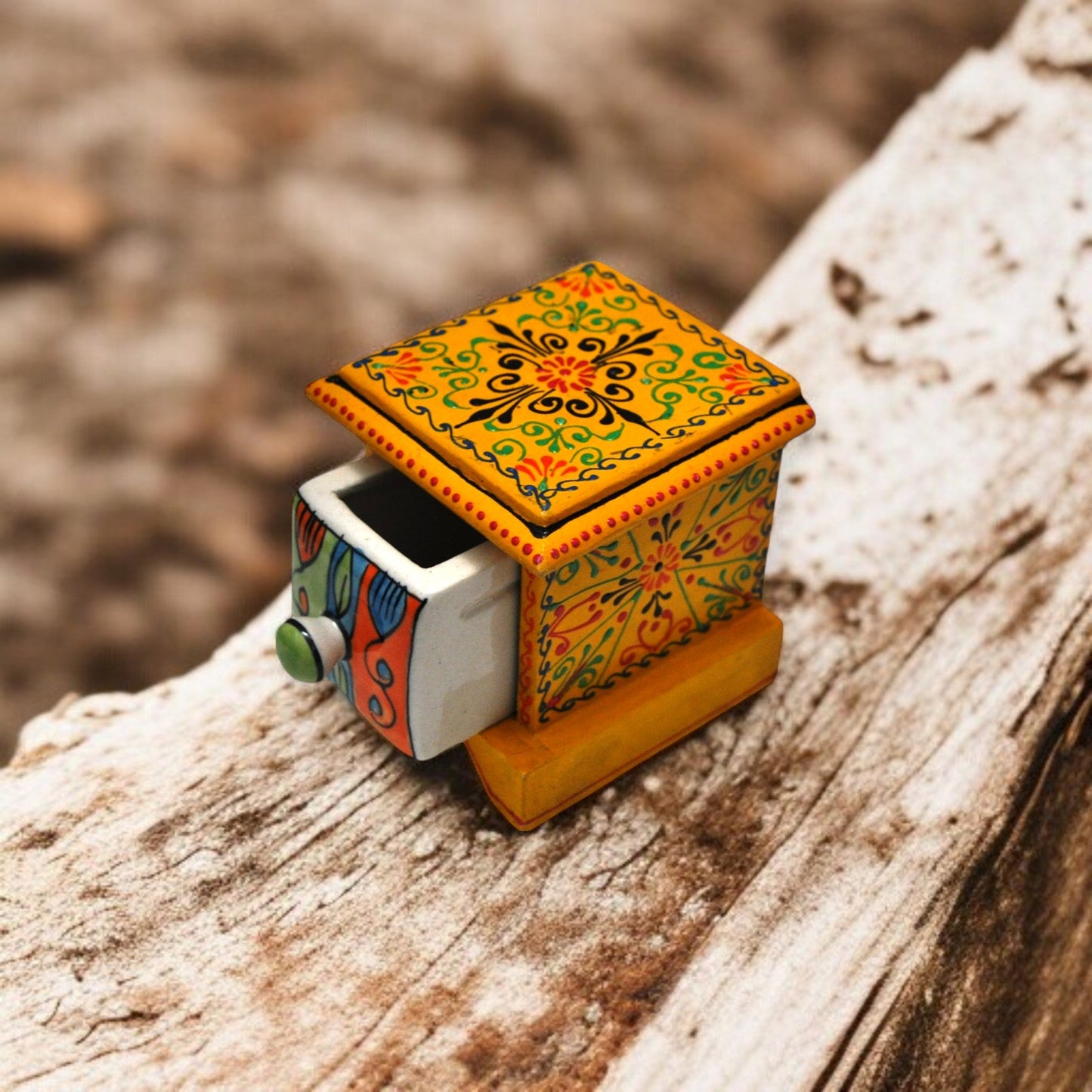 Wooden Ceramic Drawer Chest With 1 Drawer