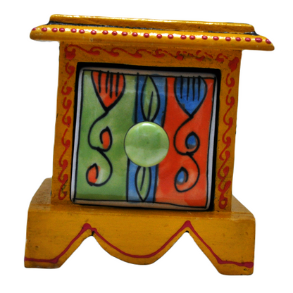 Wooden Ceramic Drawer Chest With 1 Drawer