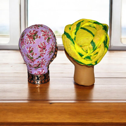 Rajasthani Kaka Kaki Face Kathputli Dhola Maru Set 4 Inch