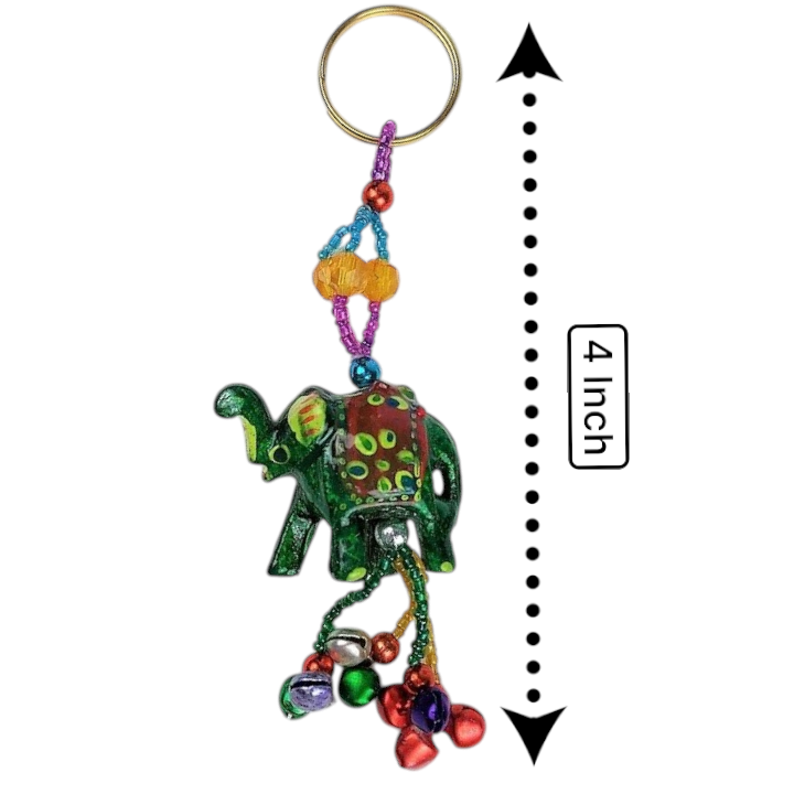 Elephant Key Chain Ring For Car Bike