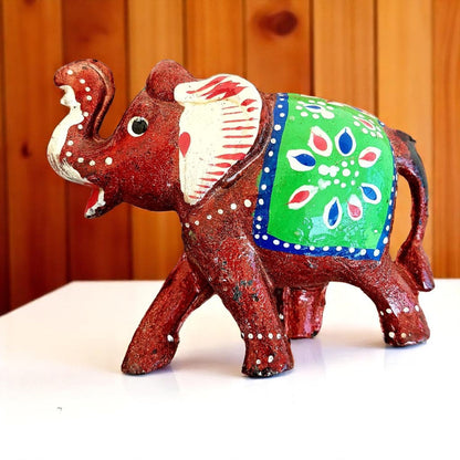 Elephant Fiber Showpiece Set Of 3 Pcs