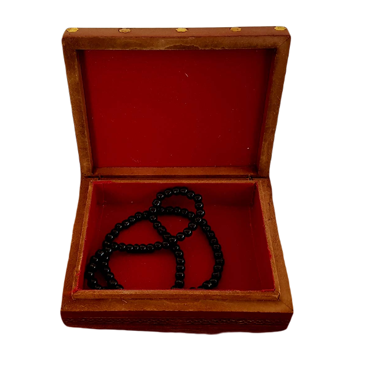 Wooden Painted Jewellery Box 4x5 Inch